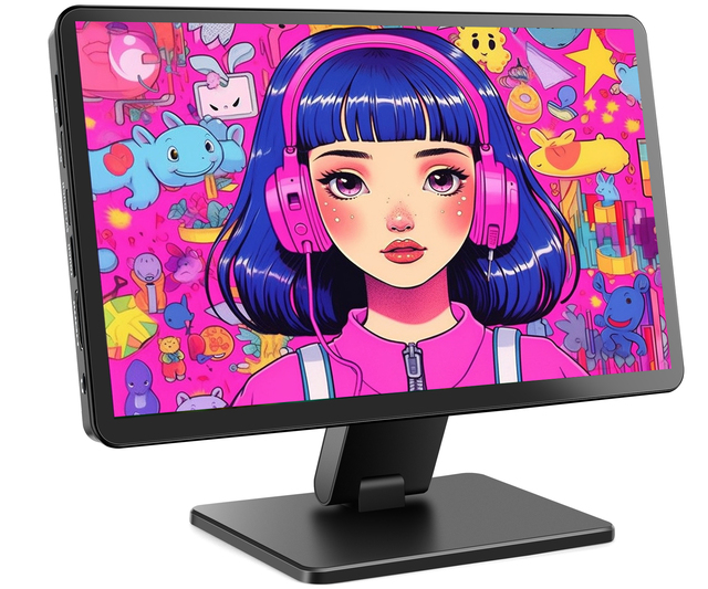 7 Inch Raspberry Pi Monitor with for Laptop Dual Built-in Extended Screen LCD Monitor