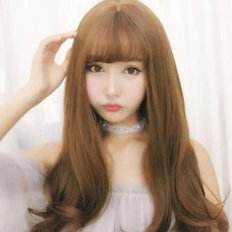 La perruque de sorcière longue vague pour femmes comprend de jolis cheveux de femme - Product Image 1