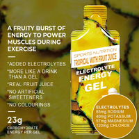Gel Énergétique Sportif Chumita Quick On-The-Go Fraise-Kiwi aux Électrolytes pour la Course à Pied et le Cyclisme pour Adultes – OEM Disponible