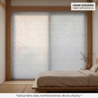Tissu pour stores alvéolaires non tissé Spunlace semi-occultant gris clair 16 mm, imperméable, sur mesure