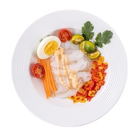 Mie Shirataki Konjac Instan Tanpa Kalori, Pasta Keto Halal Vegetarian, Serat Diet, MOQ Rendah, Grosir Kustom