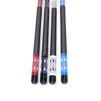 Queue de billard à prix de gros, articulée en deux parties, en bois blanc, avec poignée en nylon et embout en cuir de vachette de 57 pouces et 13 mm