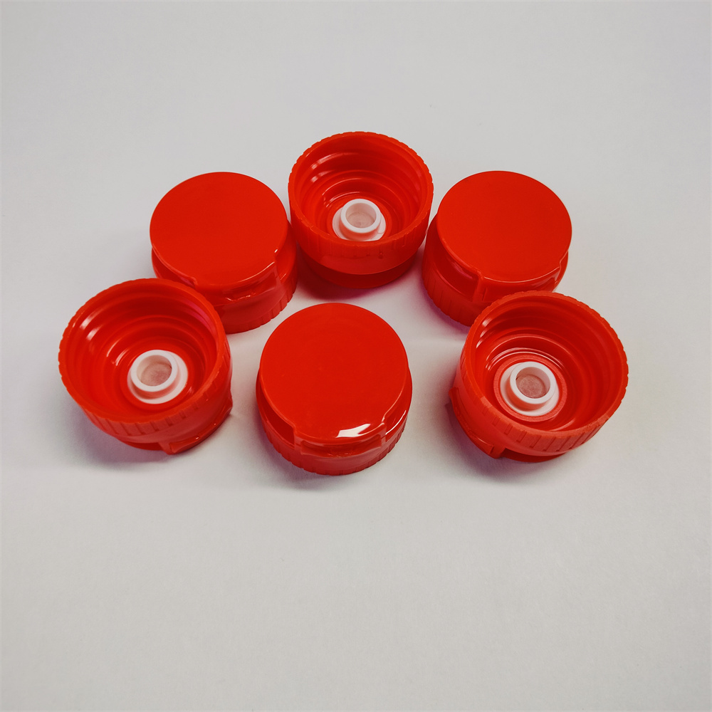 Lid Supplier Customized Color 28 400 Neck Plastic Bottle Seasoning Cover Flip Top Open Cap with Silicone Valve