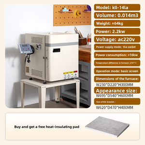 <span class=keywords><strong>Horno</strong></span> Eléctrico de Escritorio de 14 Litros <span class=keywords><strong>para</strong></span> <span class=keywords><strong>Cerámica</strong></span>, <span class=keywords><strong>Horno</strong></span> Eléctrico <span class=keywords><strong>Doméstico</strong></span> <span class=keywords><strong>para</strong></span> Uso en el Hogar, Apto <span class=keywords><strong>para</strong></span> Enchufes Domésticos Estándar de 10A - Product Image 2