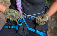 Gants tactiques de haute qualité Microfibre Camouflage Sports de plein air Cyclisme Pêche Auto-chauffant Antidérapant Doigt complet Coupe-vent