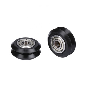 Rueda <span class=keywords><strong>de</strong></span> polea pasiva <span class=keywords><strong>de</strong></span> plástico con ranura en W <span class=keywords><strong>de</strong></span> 5 mm y rodamiento 625 ZZ BW25 <span class=keywords><strong>para</strong></span> construcciones CNC abiertas, impresoras 3D y perfiles <span class=keywords><strong>de</strong></span> <span class=keywords><strong>aluminio</strong></span> con ranura en V - Product Image 3