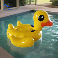 Jouet gonflable aquatique pour enfants et adultes : Cercle de natation et flotteur en forme de Cygne, Flamant rose, Licorne, Paon