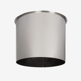 Rivestimento in acciaio inossidabile per tubi di pozzetto in PVC Ø 300 mm - Product Image 1