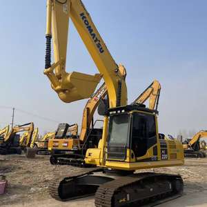 Gebruikt Japanse <span class=keywords><strong>Komatsu</strong></span> <span class=keywords><strong>PC220</strong></span>-<span class=keywords><strong>7</strong></span> graafmachine, 22 ton, mini, te koop. Gemaakt in Japan, rubberbanden. - Product Image 1