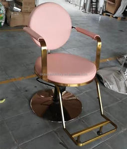 Chaise de salon de coiffure rose, mobilier à la mode, fauteuil de salon de coiffure, - Product Image 3