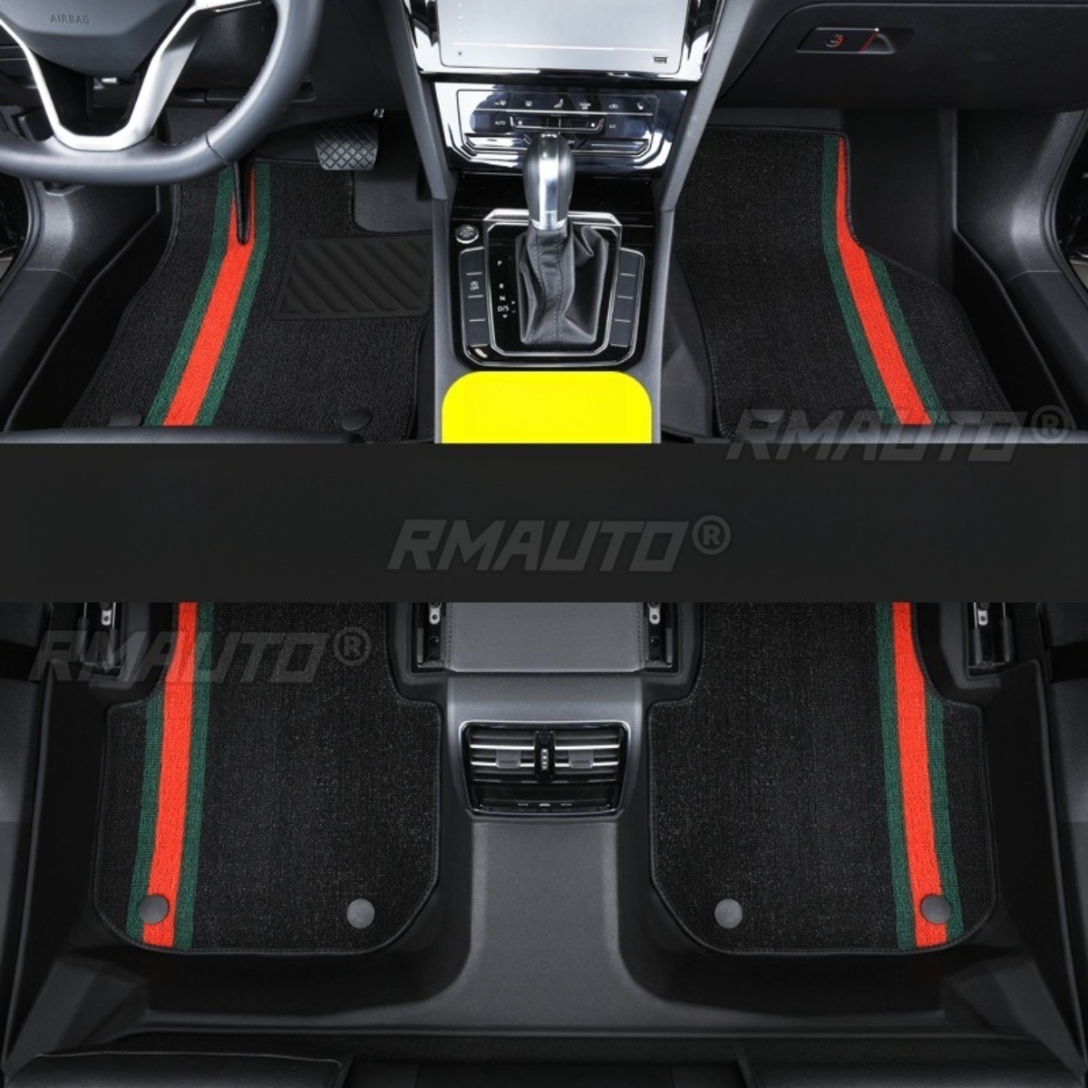 Coussinet de pied TPE + Chenille noir tricolore