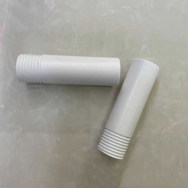 99% materiales cerámicos tubo de rosca de nitruro de boro varilla cerámica aislante con rosca de tornillo