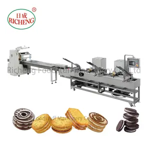 Volautomatische Oreo Biscuit Chocolade Sandwiching Machine