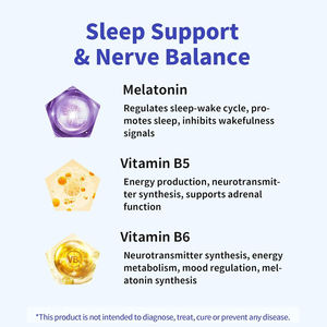 Tiras de Vitamina B5 y B6 ORAL de Alta Calidad, Marca Privada, con Melatonina como Ingrediente Activo, Promueven el Sueño, Mejoran la Calidad del Sueño Profundo - Product Image 4