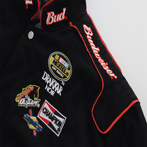 Custom logo Varsity <strong>Jacket</strong> Men Windproof Hip Hop Men'<strong>jacket</strong> Unisex <strong>Racing</strong> <strong>Jacket</strong> for Men - Product Image 4