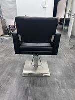 Fauteuil de Barbier Sulin Luxe Moderne Doré, Durable, Ergonomique, Rotation à 360 Degrés, Mobilier Professionnel de Coiffure pour Salon