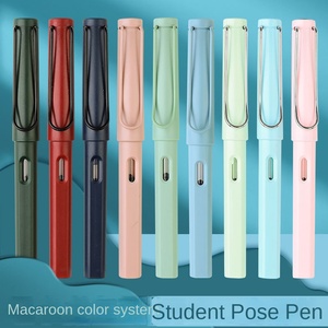 <span class=keywords><strong>Stylo</strong></span> à encre en plastique de couleur Macaron Morandi en gros pour les étudiants, pratique de la <span class=keywords><strong>calligraphie</strong></span> avec pointe EF - Product Image 2