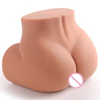 Meistverkaufter Realistischer Masturbationsbecher für Frauen und Homosexuelle, Halber Männlicher Torso mit Großem Dildo, Sexspielzeug-Puppe