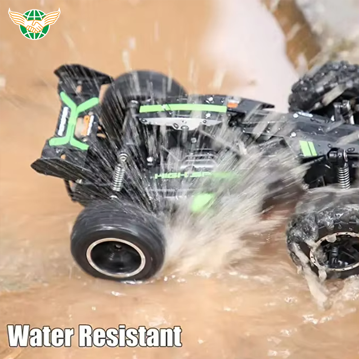 Perbabe Voiture RC 1:18 – 20 Km/h, 2,4 GHz, 2 Batteries, Tout-Terrain Et Étanche – Cadeau Enfants !