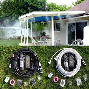 Sistema de Enfriamiento por Nebulización para Exteriores, Kit de Nebulización de Agua a Baja Presión para Bomba de Ventilador, Invernaderos Agrícolas y Riego de Jardines - Product Image 2