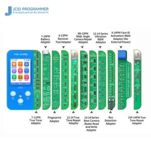 JCV1SEプログラマーforPhone X XS MAX 11 12 13感光性オリジナルカラータッチショック指紋バッテリー修理プログラマー