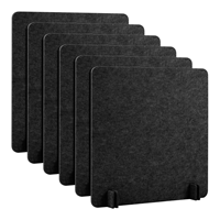 Cloison de bureau amovible en fibre de polyester PET diviseur de bureau acoustique panneau de séparation de confidentialité de bureau autoportant