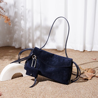 Sac bandoulière messager en cuir véritable mat grande capacité avec fermeture éclair carrée, nouvelle tendance 2027, personnalisable ODM/OEM