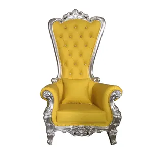 होटल की लॉबी मरमेड रानी कुर्सी ठोस लकड़ी दूल्हे और दुल्हन कुर्सी उच्च अंत छवि कुर्सी उच्च वापस