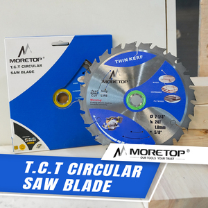 <b>7</b>-1/4 Inch 24T TCT Demolition Saw Blades for Wood with Nails <b>Framing</b> Pallet Cutting Multipurpose Circular Disc Table Saw Blade - Product Image 1