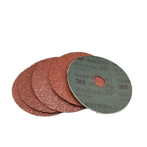 3 M982C Keramikfaser-Sands cheibe 36 5-Zoll-Kreuzloch-Rundloch-Schleifscheibe Winkels chleifen Schneiden von Stahlpapier-Schleif scheibe - Product Image 4