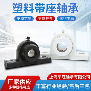 Venta Directa de Fábrica JWZC de Carcasas de Rodamientos de Plástico Resistentes a la Corrosión y a Altas Temperaturas, Rodamientos Mecánicos Serie P200 - Product Image 5