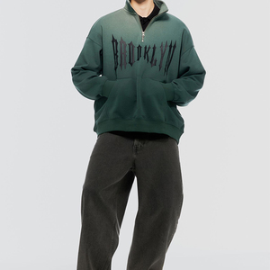 Fabricant imprimé Sweat-shirt à col rond Sweat-shirt unisexe à col rond vierge personnalisé - Product Image 4