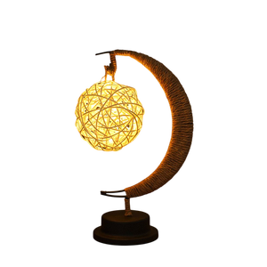 Lumières décoratives LED, lumières étoiles et lunes, lumières de Noël en forme de pomme, cadeau d'anniversaire, verre artisanal, IP44, fonctionnant sur piles, petite lampe de nuit - Product Image 2
