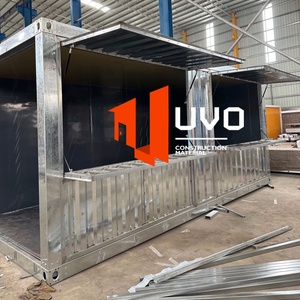 Canada tùy chỉnh prefab container cửa hàng thức ăn nhanh cà phê cửa hàng Modular Pop Up bán lẻ <span class=keywords><strong>kiosk</strong></span> di động nhà hàng - Product Image 4