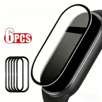 6 films protecteurs d'écran 3D ultra-fins et transparents HD sans bulles pour Xiaomi Smart Band 10