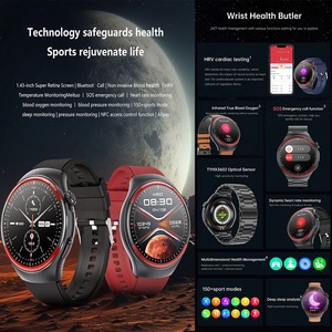 T82 cuero impermeable BT llamada Monitor DE SALUD pulsera deportiva rastreador de ritmo cardíaco presión arterial oxígeno reloj inteligente T82 - Product Image 2