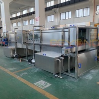 Pasteurisateur tunnel haute capacité pour bouteilles de bière, bocaux en verre et canettes de boissons-Système de stérilisation efficace