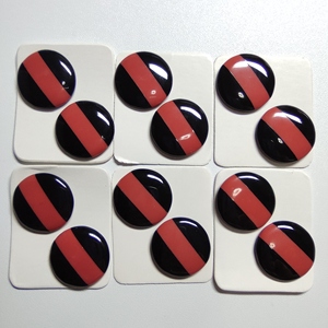 Spécialité de guérison exquise gemmes mosaïque faite à la main jaspe rouge et agate noire conception de pierres précieuses en vrac MSK049 \ 50 - Product Image 6