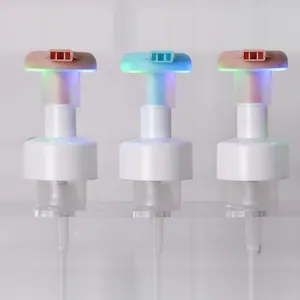 New Design Luxury Plastic PP Light Optoelectronics Music Singing Horn 40/43/410 Soap Foam Lotion Pump For Washing Shampoo