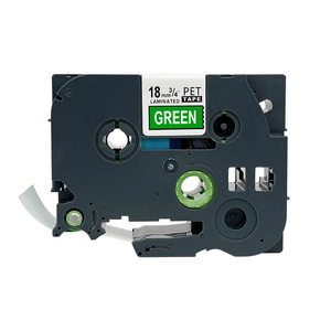 Cinta Adhesiva Laminada Estándar Orison Tzo-745 de 18 mm, Blanca sobre Verde, Compatible con Tze745 Tze-745 para Impresoras Brother <span class=keywords><strong>P</strong></span>-<span class=keywords><strong>Touch</strong></span> - Product Image 1
