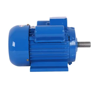 YL8014 Series 0.75hp 0.55kw 220v single phase induction Asynchronous Electrical motors 50hz Cast Iron cheap Motor