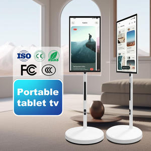 มาใหม่27'32 ''ทีวีพกพา Android 12 6GB + 128GB jcpppadgo Bestie TV By <span class=keywords><strong>Me</strong></span> Smart Mobile TV Stand - Product Image 1