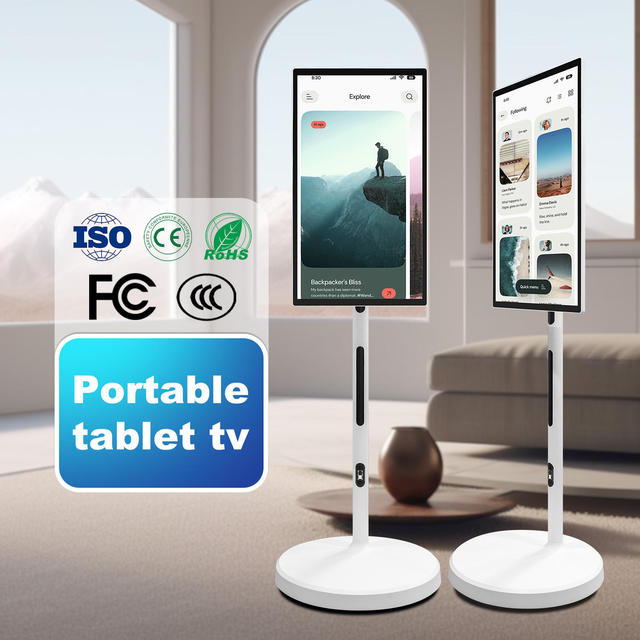 New Arrivals 27''32'' Portable Tv Android 12 6gb+128gb Jcpc Padgo Bestie Tv by Me Smart Mobile Tv Stand