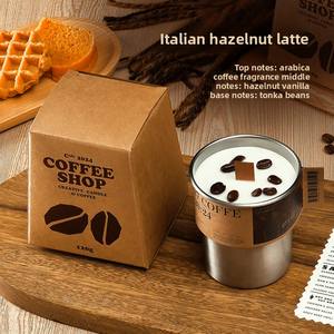 เทียนหอมอโรมาเธอราพี กลิ่นกาแฟออร์แกนิค 100% สร้างสรรค์ หรูหรา เป็นมิตรกับสิ่งแวดล้อม สำหรับตกแต่งบ้าน กลิ่นหอมสดชื่น สำหรับเทศกาลอีสเตอร์และรอมฎอน - Product Image 6