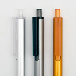 KACO ट्यूब हल्के नीले रंग बैरल वापस लेने योग्य जेल स्याही कलम 0.5mm ठीक बिंदु, काली स्याही