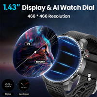 Smartwatch Remax AMOLED con GPS para Hombre y Mujer, Reloj Inteligente con Teléfono, IA y Monitoreo de Salud, Resistente al Agua