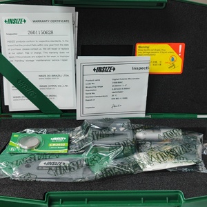 Micrómetros Exteriores Electrónicos Insize 3108-50A con Resolución de 0.001 mm - Product Image 3