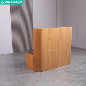 Su misura ristorante stand divano mobili Coffee Shop tavolo da pranzo in legno con cabina in pelle divano per bar e Hotel - Product Image 3