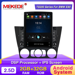 MEKEDE Tesla Android 9 2G + 32G 4Core reproductor de DVD del coche para <span class=keywords><strong>BMW</strong></span> Serie 3 E90 <span class=keywords><strong>E91</strong></span> 318i <span class=keywords><strong>320i</strong></span> 05-12 Radio estéreo de Audio SWC GPS WIFI BT - Product Image 2