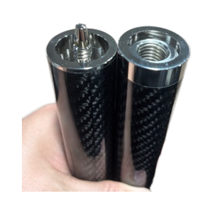Osborn Chất Lượng Cao Sợi Carbon Hồ Bơi <span class=keywords><strong>Cue</strong></span> 1/2 Chia Cú Đấm Nhảy Mở Rộng Xử Lý Radial Doanh 13Mm Tip Kích Thước Sợi Carbon Mông - Product Image 1